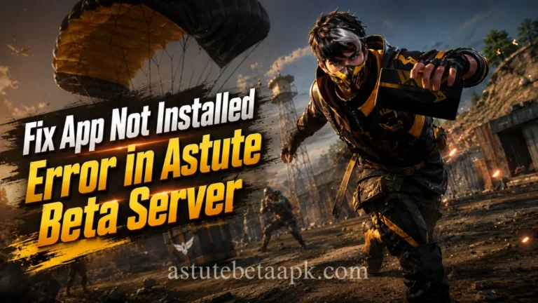 How to Fix App Not Installed Error in Astute Beta Server